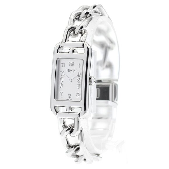 HERMES Nantucket NA2.110 Silver Dial Quartz Ladies Watch - Picture 2 of 13